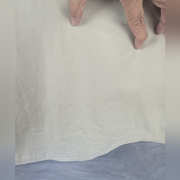 Abercrombie & Fitch 17L (Probably 2XLT) Tan Button Down Shirt Vintage - Picture 9 of 11